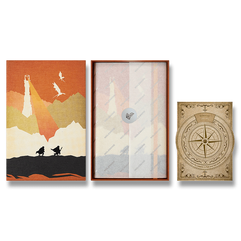 Zápisník Moleskine Lord of the Rings Frodo - tvrdé desky L, linkovaný, sběratelská edice