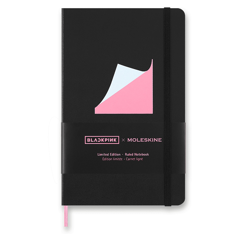 Zápisník Moleskine Backpink - tvrdé desky L, linkovaný