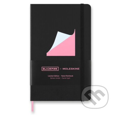 Zápisník Moleskine Backpink - tvrdé desky L, linkovaný