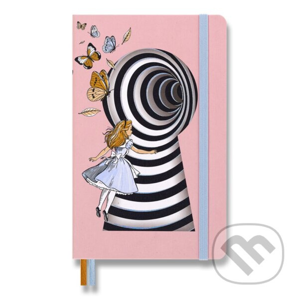 Zápisník Moleskine Alice in Wonderland - tvrdé desky L, linkovaný