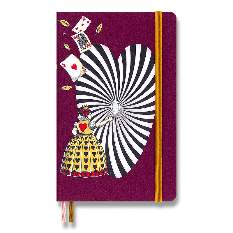Zápisník Moleskine Alice in Wonderland - tvrdé desky L, čistý