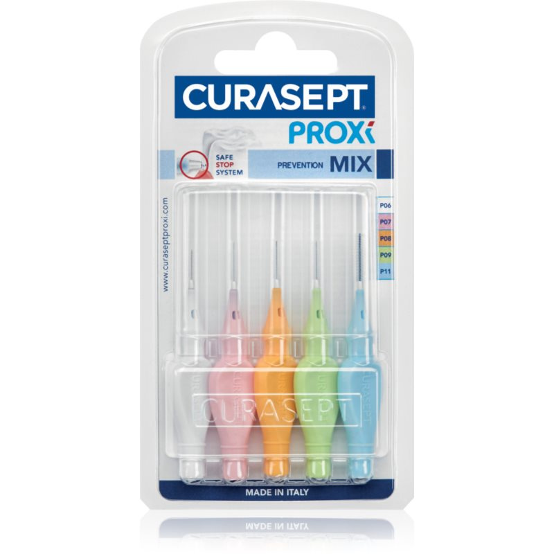 Curasept Proxi Prevention Mix mezizubní kartáčky mix P06, P07. P08, P09, P11 5 ks