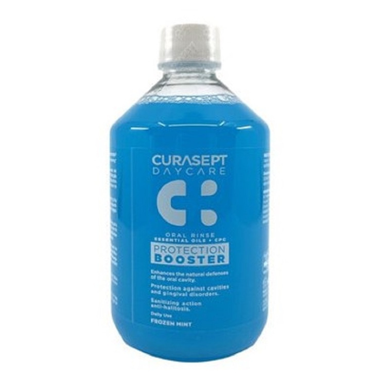 Curasept Daycare Protection Booster Frozen Mint ústní voda 500 ml