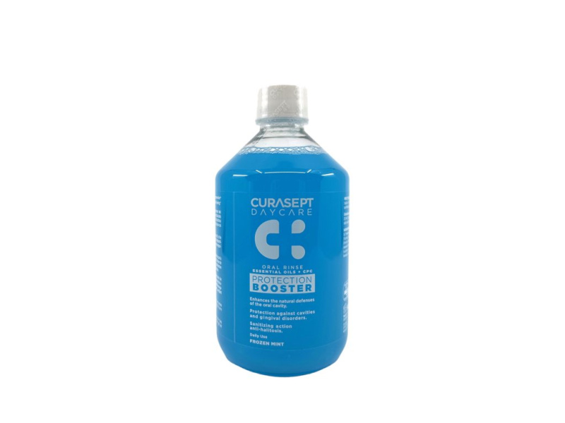 Curasept Daycare Protection Booster Frozen Mint ústní voda 500 ml