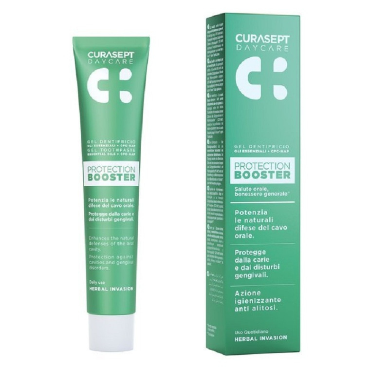 Curasept Daycare Protection Booster Herbal gelová zubní pasta 75 ml