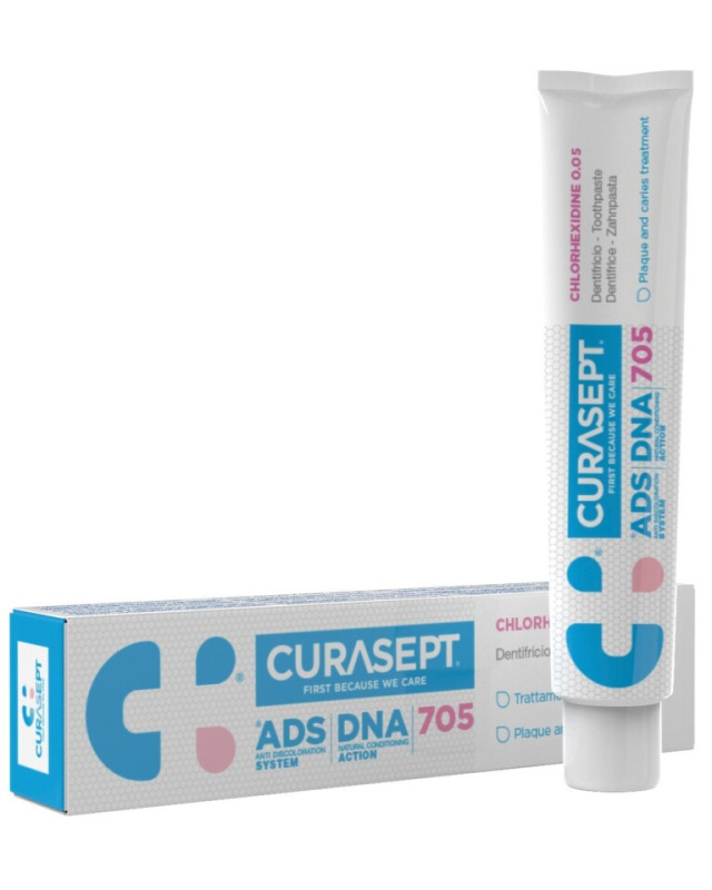 Curasept ADS DNA 705 gelová zubní pasta 75 ml