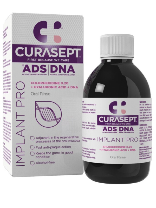 Curasept Implant PRO ústní voda 200 ml