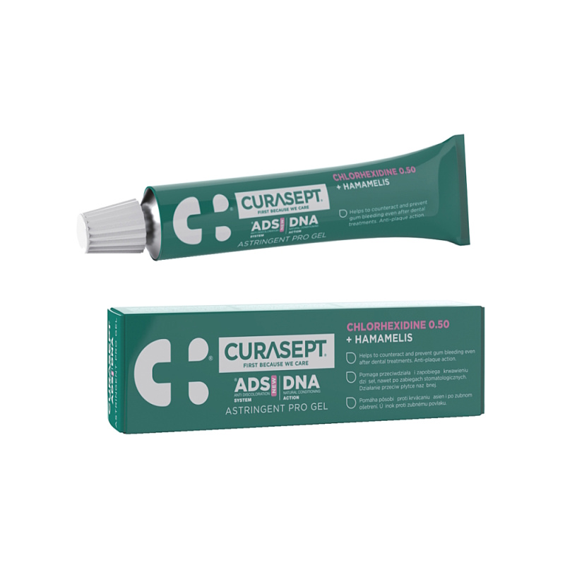 Curasept ADS DNA Astringent Pro zubní gel se zklidňujícím účinkem 30 ml