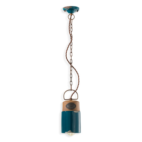 Ferroluce Závěsné retro svítidlo INDUSTRIAL, v. 28 cm, 1xE27