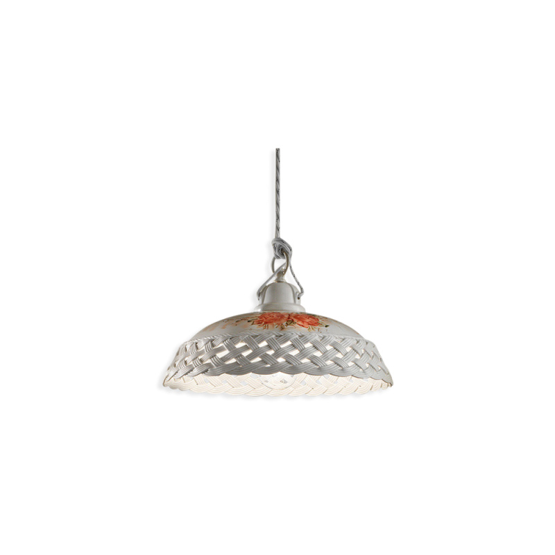 Ferroluce Závěsné svítidlo VERONA, ∅ 32 cm, 1xE27