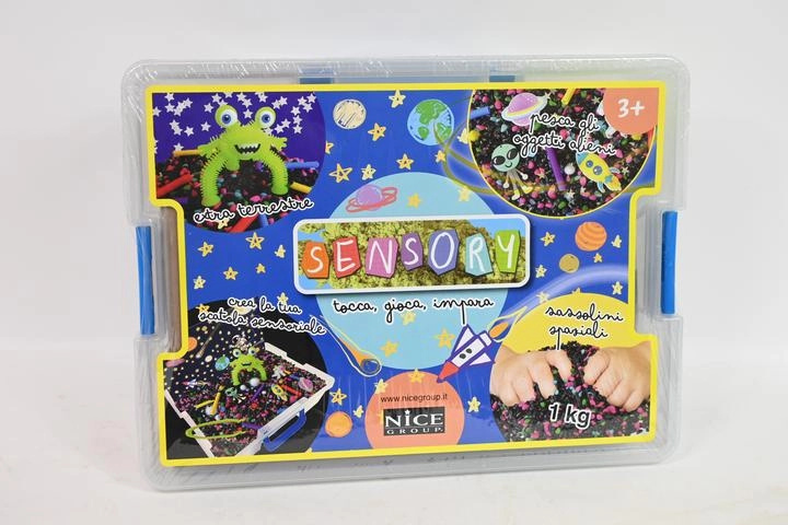 Sensory box s motivem vesmíru