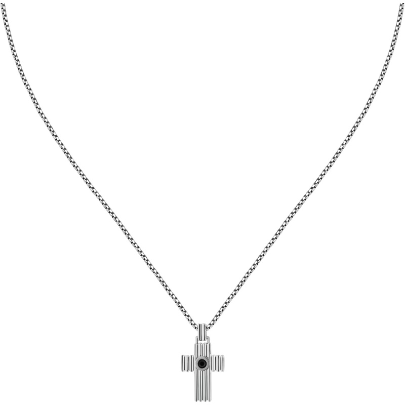 Morellato Pánský ocelový náhrdelník Kříž Urban SABH28