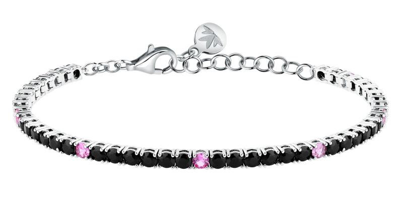 Morellato Stříbrný tenisový náramek s kubickými zirkony Tesori SAIW259