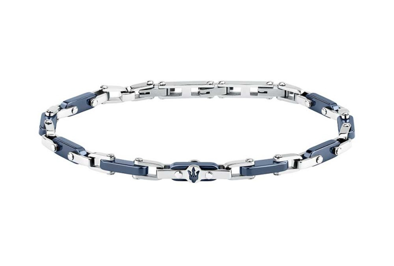 Maserati Stylový ocelový náramek pro muže Ceramic JM226ATZ76