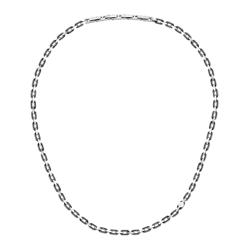 Maserati Moderní ocelový náhrdelník pro muže Ceramic JM226ATZ74