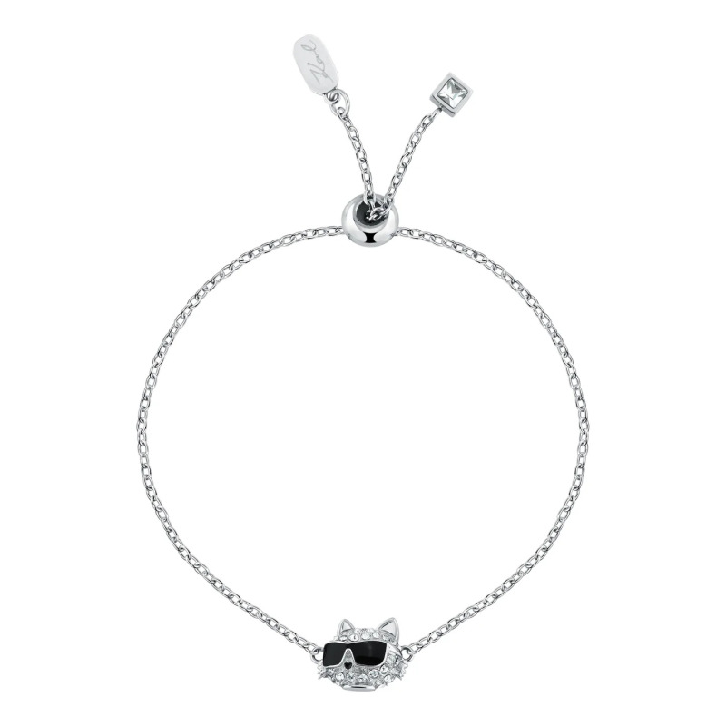 Karl Lagerfeld Luxusní náramek s kočkou Choupette Charms KLAYD40