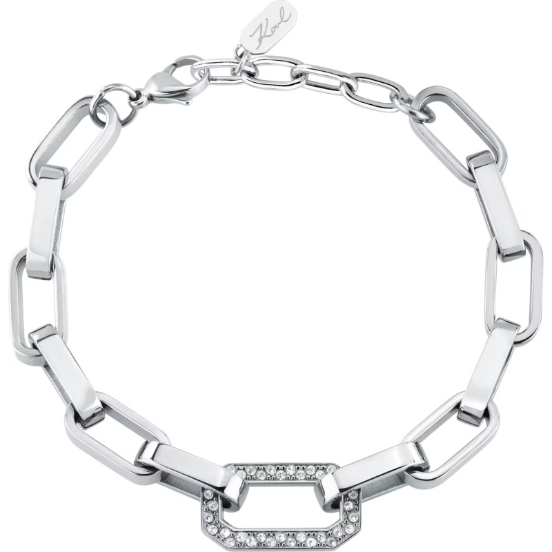 Karl Lagerfeld Výrazný náramek pro ženy Chains KLARF04