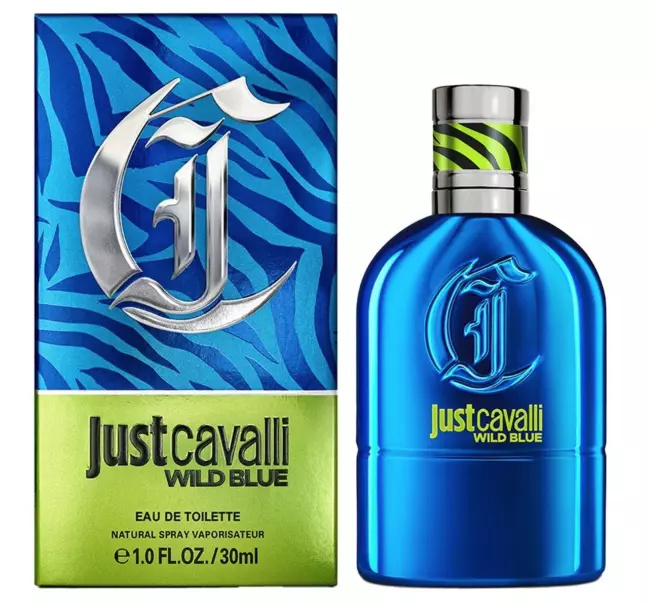 Roberto Cavalli Just Cavalli Wild Blue toaletní voda pro muže 30 ml