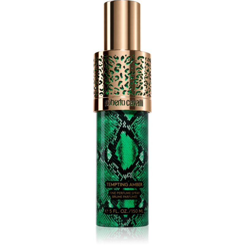 Roberto Cavalli Fine Perfume Mist Tempting Amber parfémovaná voda pro ženy 150 ml