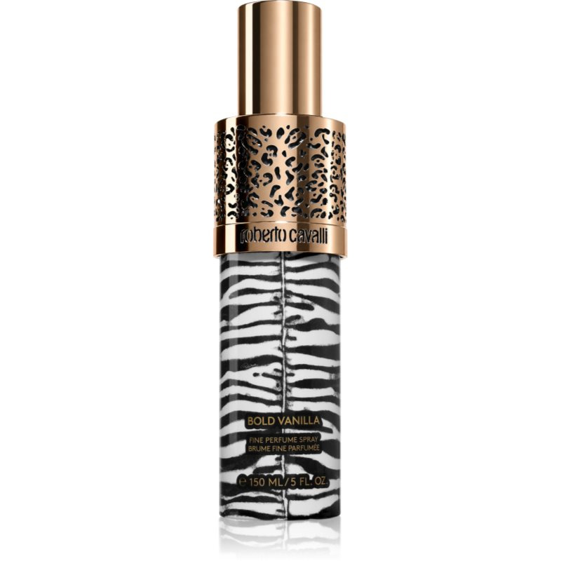 Roberto Cavalli Fine Perfume Mist Bold Vanilla parfémovaný tělový sprej pro ženy 150 ml