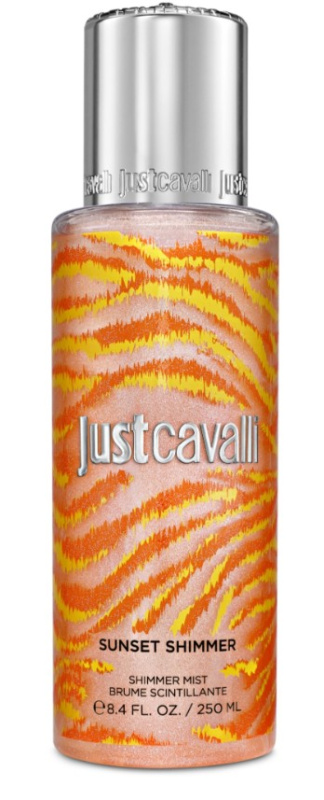 Roberto Cavalli Just Cavalli Sunset Shimmer rozjasňující mlha na tělo pro ženy 250 ml
