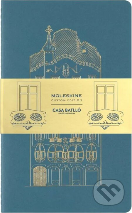 Sešity Moleskine Cahier Casa Batlló L, čistý, 2 ks