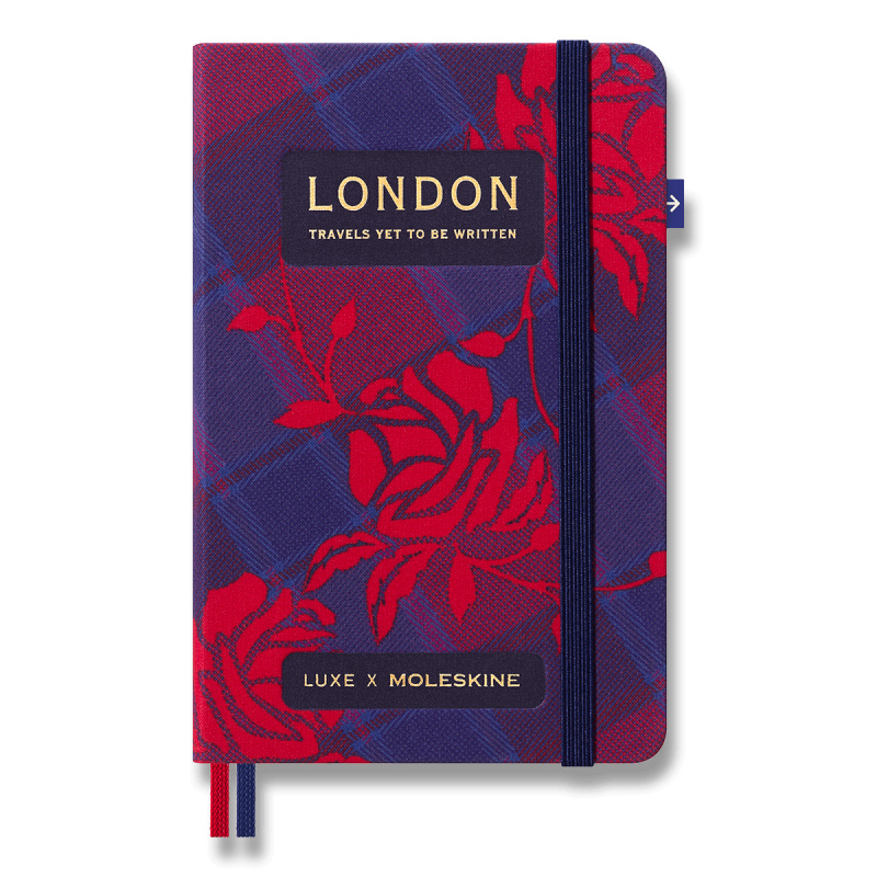 Zápisník Molesline LUXE London - S, čistý/linkovaný