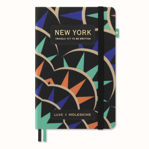 Zápisník Molesline LUXE New York - S, čistý/linkovaný