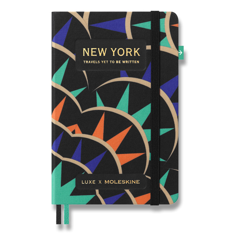 Zápisník Molesline LUXE New York - S, čistý/linkovaný