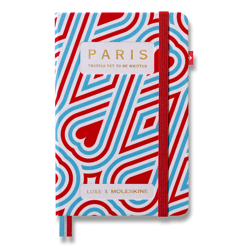 Zápisník Molesline LUXE Paris - S, čistý/linkovaný