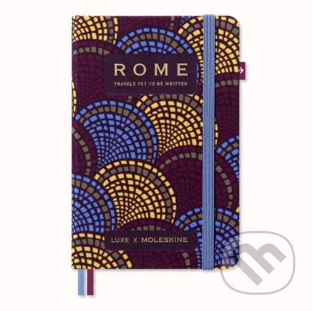 Zápisník Molesline LUXE Rome - S, čistý/linkovaný
