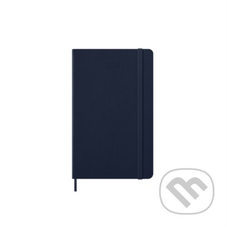 Moleskine 2026 - diář v tvrdých deskách - velikost L, denní, modrý