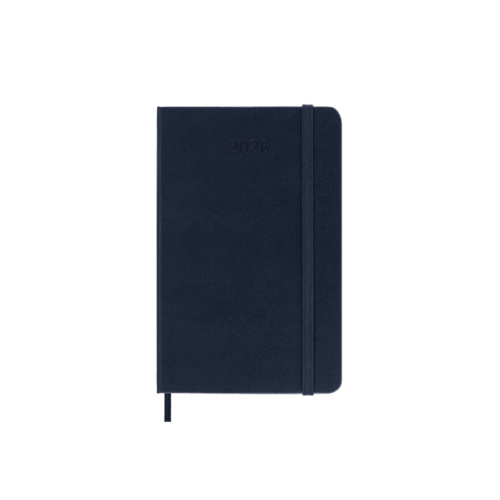 Moleskine 2026 - diář v tvrdých deskách - velikost S, denní, modrý
