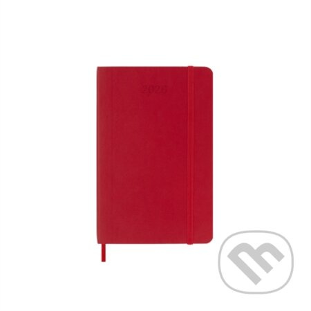 Moleskine 2026 - diář v měkkých deskách - velikost S, denní, červený