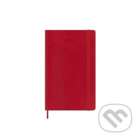 Moleskine 2026 - diář v měkkých deskách - velikost L, týdenní, červený