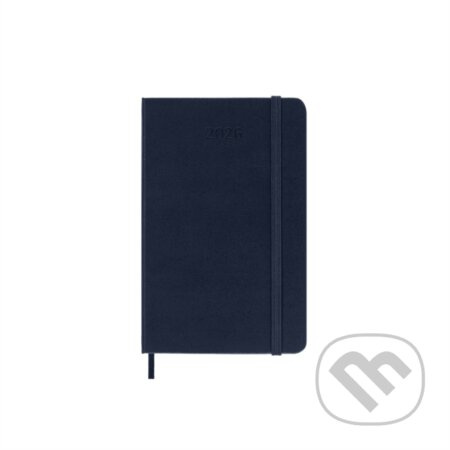 Moleskine 2026 - diář v tvrdých deskách - velikost S, týdenní, modrý