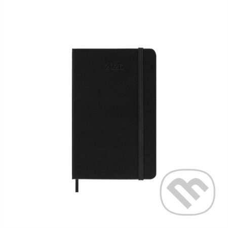 Moleskine 2026 - diář v tvrdých deskách - velikost S, týdenní, černý