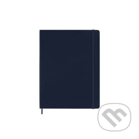Moleskine 2026 - diář v tvrdých deskách - velikost XL, týdenní, modrý