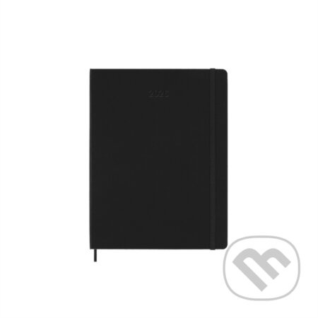 Moleskine 2026 - diář v tvrdých deskách - velikost XL, týdenní, černý
