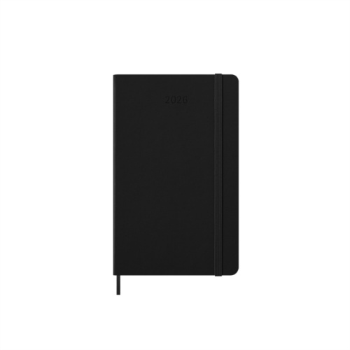 Diář Moleskine 2026 - tvrdé desky, L, týdenní, horizontální, černý