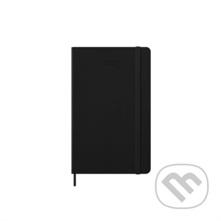 Diář Moleskine 2026 - tvrdé desky, L, týdenní, horizontální, černý