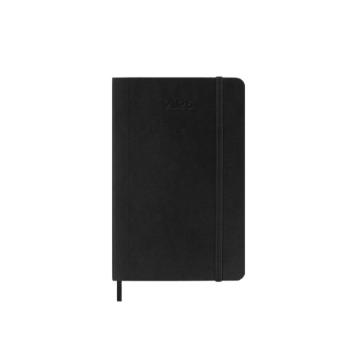 Diář Moleskine 2026 - měkké desky, S, týdenní, horizontální, černý