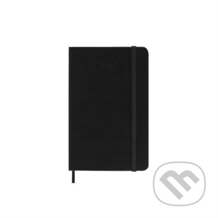 Diář Moleskine 2026 - tvrdé desky, S , týdenní, horizontální, černý