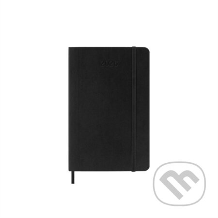 Diář Moleskine 2026 - měkké desky, S, měsíční, černý