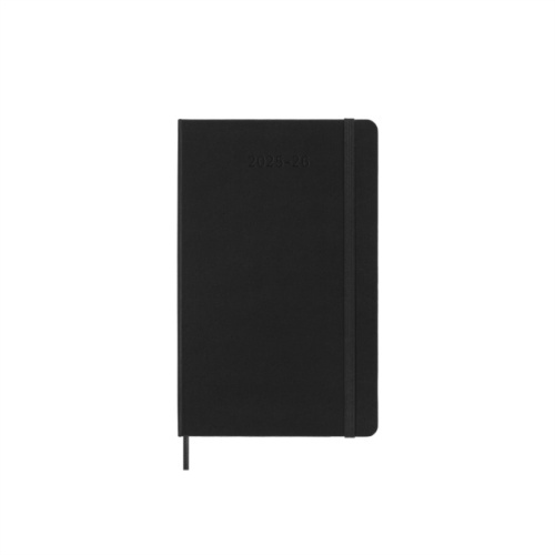 18měsíční diář Moleskine 2024 - 25 - tvrdé desky, L, týdenní černý