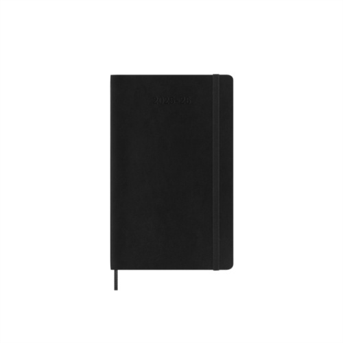 18měsíční diář Moleskine 2024 - 25 - tvrdé desky, L, týdenní černý