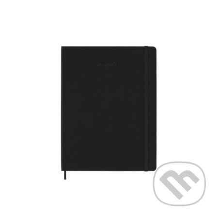 18měsíční diář Moleskine 2025-26 - tvrdé desky XL, týdenní, černý