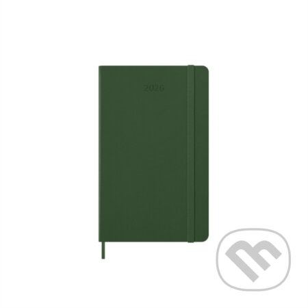 Moleskine 2026 - diář v tvrdých deskách - velikost L, týdenní, tmavě zelený