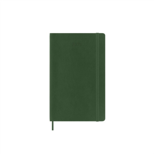 Moleskine 2026 - diář v měkkých deskách - velikost L, denní, tmavě zelený