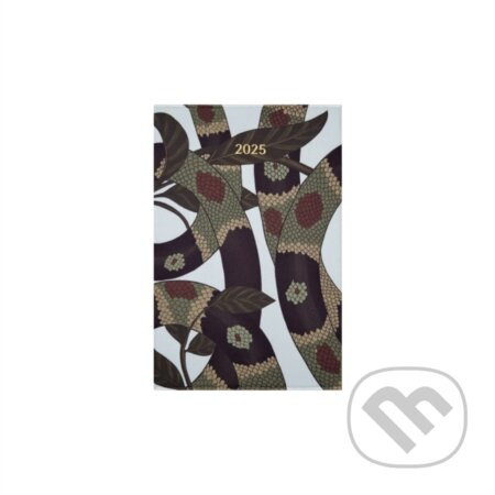 Sada Moleskine Snake Leaves 2025 L, zápisník a diář